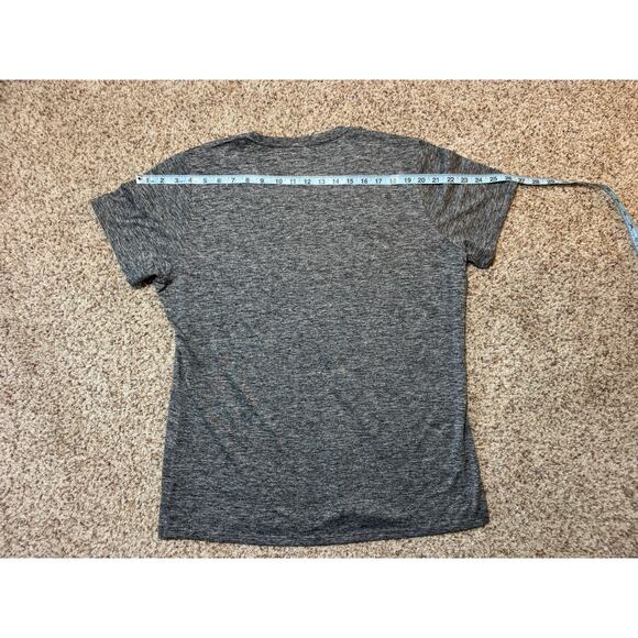 AMERICAN TALL Women's; XL TALL/LONG t-shirt; performance material, Gray V neck - Picture 9 of 9